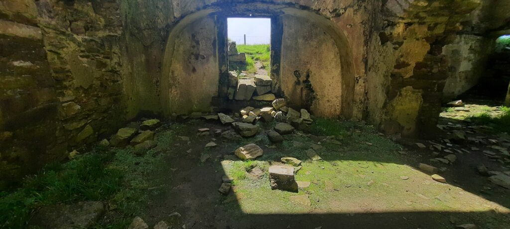 Clifden Castle interior